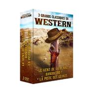 3 grands classiques du Western : Le vent de la plaine + Bandolero ! + La piste des géants [Francia] [DVD]