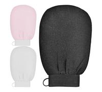 3 Guantes Exfoliantes - Guante Removedor De Piel Muerta Para El Cuerpo - Manopla Exfoliante Para Eliminar La Suciedad Y La Piel Muerta | Para Baño Ducha, Eliminación Bronceado, Queratosis Pilaris