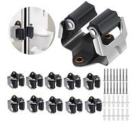 3-H Cuelga Escobas Pared 10 Piezas, Soporte Escobas Pared Acero Inoxidable Colgador Escobas y Fregonas 0,7MM Espesor Antideslizante, 5KG Soporte, Tornillos Incluidos para Cocina,Baño,Garaje,Jardín
