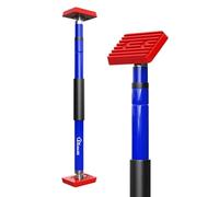 3-H Puntales Extensibles Reforzado 1 Pieza, Puntales Telescopicos 70-110cm, Ajustable por Rotación Tensor Soporte Puerta Techo, Carga 40KG, Soporte Telescopico para Construcción Obras (Azul)