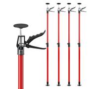 3-H Puntales Extensibles Reforzados 4 Piezas, 115-290cm Puntal Telescopico Extensible Acero Robusto Carga 50KG Puntales de Obra Ajustable Puntal Expansion Telescopico para Techo Construcción Obras