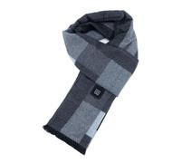 3 Heated Neck Scarf - USB Heated Scarf Neck Wrap | Ajustes Portable Warmer | Cordless Heateds Scarves Recargable Electric For Women Men Mom Winter Home Office Travel Commuting Driving Skiing, gris