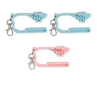 3 Hebilla Asiento Automóvil, Llave Asiento Automóvil Universal Bloqueo Protección Clip Cinturón Seguridad para Proteger a los Niños de Quitarse el Cinturón de Seguridad Durante los Viajes para Niños Pequeños, Mujeres