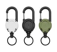 3 Hebillas Retráctiles Para Colgar, Llavero Multifuncional, Llavero Antipérdida, Hebilla Para Colgar Mochila, Accesorios Para Equipos Al Aire Libre