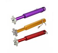 3 herramientas de afilador de ranura para palos de golf, afilador de ranura con 6 cabezales, accesorios de golf duraderos para hombres y mujeres, palos de utilidad, limpieza de reranurado (juego A)