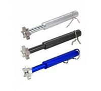 3 herramientas de afilador de ranura para palos de golf, afilador de ranura con 6 cabezales, accesorios de golf duraderos para hombres y mujeres, palos de utilidad, limpieza de reranurado (juego -B)