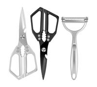 3 Herramientas De Cocina Multifuncionales De Acero Inoxidable For Cortar Verduras, Carne, Pescado Y Alimentos. Tijeras De Cocina Multiusos.