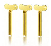 3 herramientas exprimidoras de tubo de pasta de dientes, herramienta de acero inoxidable para pasta de dientes de metal, exprimidor de llaves, rodillo, escurridor de tubos, herramientas para pintura