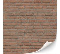 3 hojas autoadhesivas de revestimiento de pared para casa de muñecas escala 1:12 (ladrillos de arcilla)