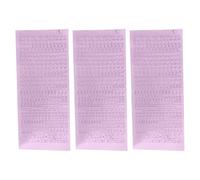 3 hojas de calcomanías coreanas del alfabeto, letras estéticas, diarios, letras coreanas