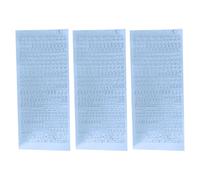 3 hojas de calcomanías de letras coreanas decorativas del alfabeto, recompensa para diario, álbumes de recortes, letras, alfabetos, diario coreano