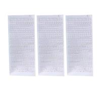3 hojas de pegatinas del alfabeto, calcomanías coreanas con letras, álbumes de recortes, diario, etiquetas decorativas del alfabeto, letras decorativas