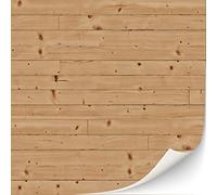 3 hojas de revestimiento de suelo autoadhesivo para casas de muñecas a escala 1:12 (agujeros de madera de roble)