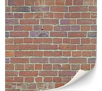 3 hojas de revestimiento mural autoadhesivo para casa de muñecas a escala 1:12 (azulejos azulados brillantes)