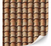 3 hojas de tejas autoadhesivas y tejas para casas de muñecas, escala 1:12 (tejas romanas)