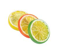 3 horquillas de limón, accesorios para el pelo con rodajas de limón, diadema naranja y limón, accesorios para el cabello novedosos y lindos, diadema de frutas divertida