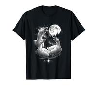 3 Howling Silly Goose Moon Aurora, Vintage y Divertida de los años 80 y 90 Camiseta