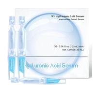 3% Hyaluronic Acid Serum Ultra-Hydrating Vials - 1/2/3Pcs Hyaluronic Acid Tubes, Glass Skin Ultra-Hydrating Serum, Ultra Hydrating Serum, 3% Hyaluronic Acid Serum for Skin Repair (1Pcs)