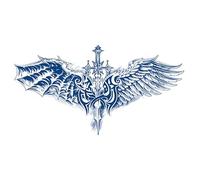 3 Imágenes Grandes Jugo De Hierbas Tatuaje Pegatina Alas Últimos 15 Días Pecho Espalda Plantatatuaje Temporal Calcomanía De Tatuaje Tatuaje Falso