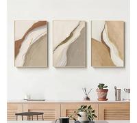 3 Imágenes Set-Póster de Pintura Abstracta en Lienzo e Imágenes Impresas Modernas Sala de Estar Cocina Dormitorio Oficina Decoración del Hogar Arte de Pared Carteles Artísticos-50*70cm (sin marco)
