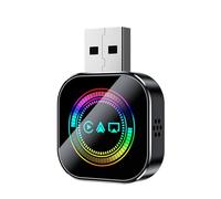 3 in 1 Adapter,2026 Upgrade Wireless Carplay Adapter,with 2.4/5ghz WiFi and Bluetooth 5.0,Plug and Play Car Adapter, Stable Connection,for Car Play&Android Auto (Colorful)