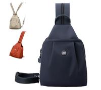 3 in 1 Anti-Theft Travel Tote Bag, Adjustable Straps and Spacious Compartments, Convertible Crossbody & Waist PackBag (Dark blue)