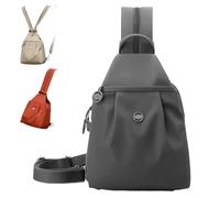 3 in 1 Anti-Theft Travel Tote Bag, Adjustable Straps and Spacious Compartments, Convertible Crossbody & Waist PackBag (Gray)