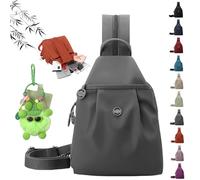 3 in 1 Anti-Theft Travel Tote Bag, Oxford Travel Tote Bags for Women, Large Capacity, Watertight, 2-Way, Thickened Breathable Straps, Ergonomic, Reduce Pressure, for Hiking, Fitness, Commuting(Grey)