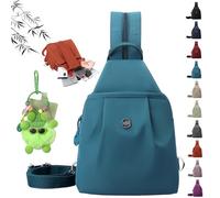 3 in 1 Anti-Theft Travel Tote Bag, Oxford Travel Tote Bags for Women, Large Capacity, Watertight, 2-Way, Thickened Breathable Straps, Ergonomic, Reduce Pressure, for Hiking, Fitness, Commuting(Blue)