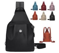 3 In 1 Anti-Theft Travel Tote Bag, Waterproof 2-Way Commuter Bag, Waterproof Nylon Fabric with Shoulder Strap for Daily Commuting and Travell (Black)
