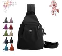 3 in 1 Anti-Theft Travel Tote Bag, Waterproof 2-Way Commuter & Travel Shoulder Bag,Large Capacity Oxford Convertible Shoulder Travel Bag, Waterproof Tote Bag with Zip for Women (Black)