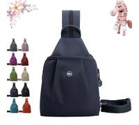 3 in 1 Anti-Theft Travel Tote Bag, Waterproof 2-Way Commuter & Travel Shoulder Bag,Large Capacity Oxford Convertible Shoulder Travel Bag, Waterproof Tote Bag with Zip for Women (Dark Blue)