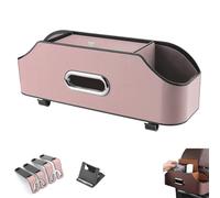 3-In-1 Car Backseat Organizer, 2026 New Multifunctional Car Seat Back Storage Box, Cup Holder, Strong & Durable for Most Vehicles (Pink)