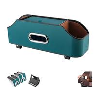 3-In-1 Car Backseat Organizer, 2026 New Multifunctional Car Seat Back Storage Box, Cup Holder, Strong & Durable for Most Vehicles (Blue)