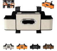 3-In-1 Car Backseat Organizer - Multifunctional Car Backseat Storage, Instant Tissue Access, And Heavy-Duty Hooks Keep Your Car Organized On Every Trip. (White)