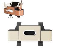 3-In-1 Car Backseat Organizer, Stdcomubat Car Organizer, Multifunctional Cars Seat Back Storage Box With 2 Cup Holders, Carseat Cartissue Instant Access for Cars Organization (White)