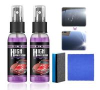 3 in 1 Ceramic Car Coating Spray,Nano Spray Reparador para Coche,High Protection Quick Car Coating Sprays,Pulimento Para Arañazos,Car Ceramic Coating Agent