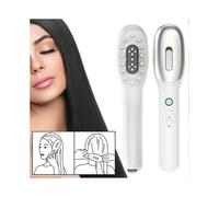 3-in-1 EMS Hair Growth Comb - Red/Blue Light Therapy Brush with Oil Applicator for Men & Women, Stimulates Hair Regrowth & Scalp Health