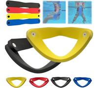 3-in-1 Foldable Water Recliner for Adults - No Inflation Needed Floating Chair for Pool, Lake & Beach - Portable Swim Seat with Stable Design, Compact & Lightweight(Yellow+Black)