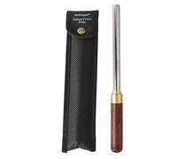 3 in 1 Guitarra Fret Crowning Dressing File con mango de madera Estrecho/Medio/Ancho 3 Bordes Reparación de Guitarra Fret File Luthier Tool