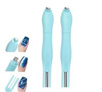 3-In-1 Heart Shape Round Line Shape Nail Art Magnet Pen,2025 New Magnetic Nail Art Tool, Heart,Round & Line Shapes for Cat Eye Gel Polish,for Diy & Salon Use (green*2Pcs)