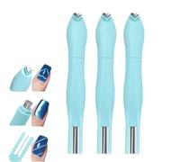 3-In-1 Heart Shape Round Line Shape Nail Art Magnet Pen,2025 New Magnetic Nail Art Tool, Heart,Round & Line Shapes for Cat Eye Gel Polish,for Diy & Salon Use (green*3Pcs)