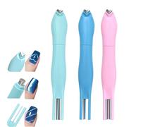 3-In-1 Heart Shape Round Line Shape Nail Art Magnet Pen,2025 New Magnetic Nail Art Tool, Heart,Round & Line Shapes for Cat Eye Gel Polish,for Diy & Salon Use (blue+pink+green)