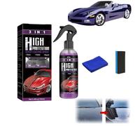 3 In 1 High Protection Quick Car Coating Spray, Ceramic Car Coating Spray, Car Nano Spray, Car Coating Spray, Efficient Hydrophobic Glass Coating. (1pcs)