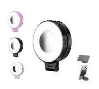 3-in-1 Magnetic Beauty Selfie Light for Phones, Foldable Beauty Magnetic Fill Light, Handheld Selfie Photography Portable Photo Live Broadcast Light, 3 Lights Modes, for Makeup and Photography (Blck)