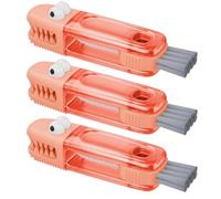 3-In-1 Multi-Function Gap Cleaner,ortable Cleaning Brush with U-Shaped Silicone Brush,360° for Deep Cleaning Cups,for Bottle Gap Tight Spaces Cup (Sunset Red)