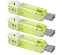 3-In-1 Multi-Function Gap Cleaner,ortable Cleaning Brush with U-Shaped Silicone Brush,360° for Deep Cleaning Cups,for Bottle Gap Tight Spaces Cup (Mint Green)