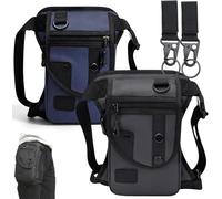 3-in-1 Multifunctional Oxford Leg Bag, Durable Oxford Fabric Utility Bag for Travel, Tactical 3-in-1 Leg Bags, Wetterfest & Extrem Robust for Hiking Camping Cycling Fishing Outdoors Pouch (B-1)