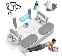 3-in-1 Multifunctional Push-Up Board for Home Gym, Push Up Board Fitness Workout Equipment, Pushup Bar Handles for Floor Strength Training Pushup Stands for Men and Women (White)