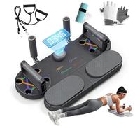 3-in-1 Multifunctional Push-Up Board for Home Gym, Push Up Board Fitness Workout Equipment, Pushup Bar Handles for Floor Strength Training Pushup Stands for Men and Women (Black)